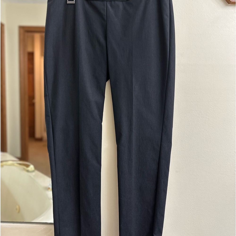 Black dress pull on pants